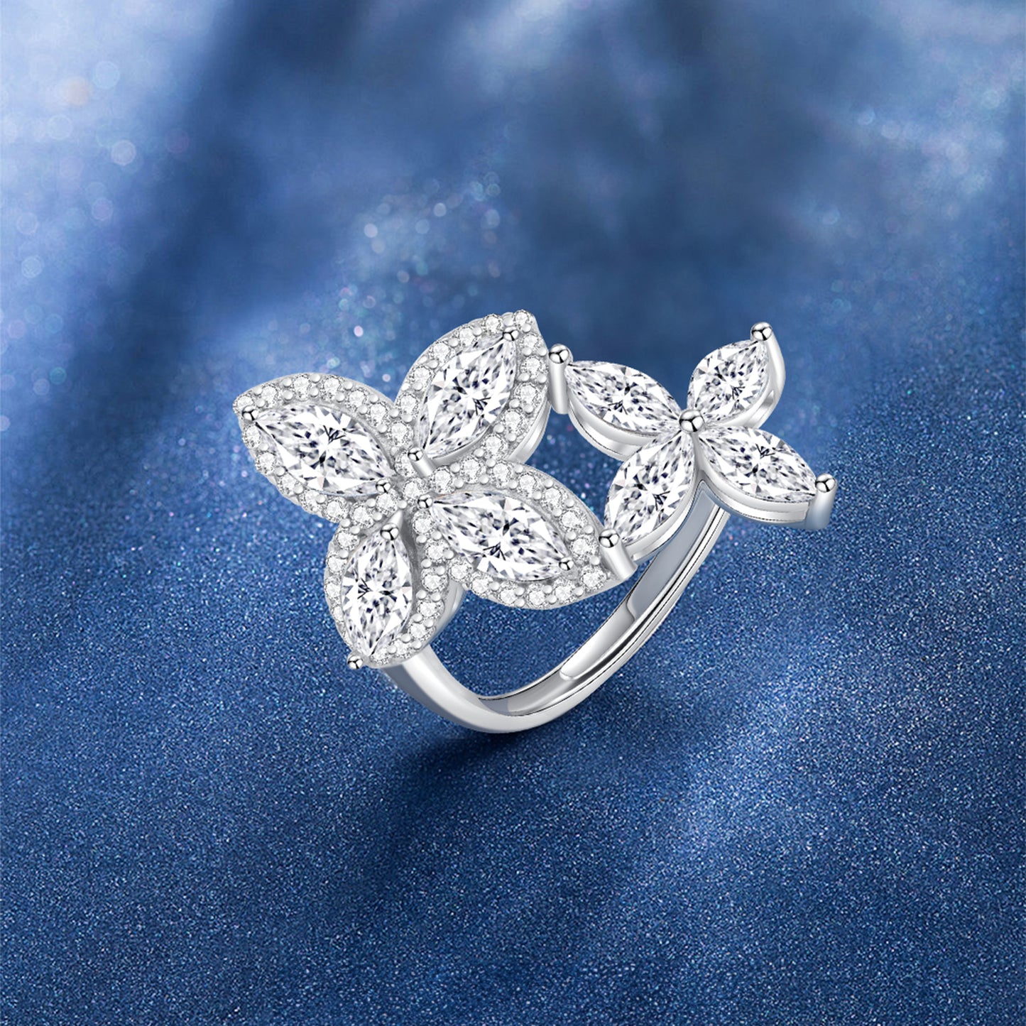 Floral Collection - Four-Leaf Clover Ring