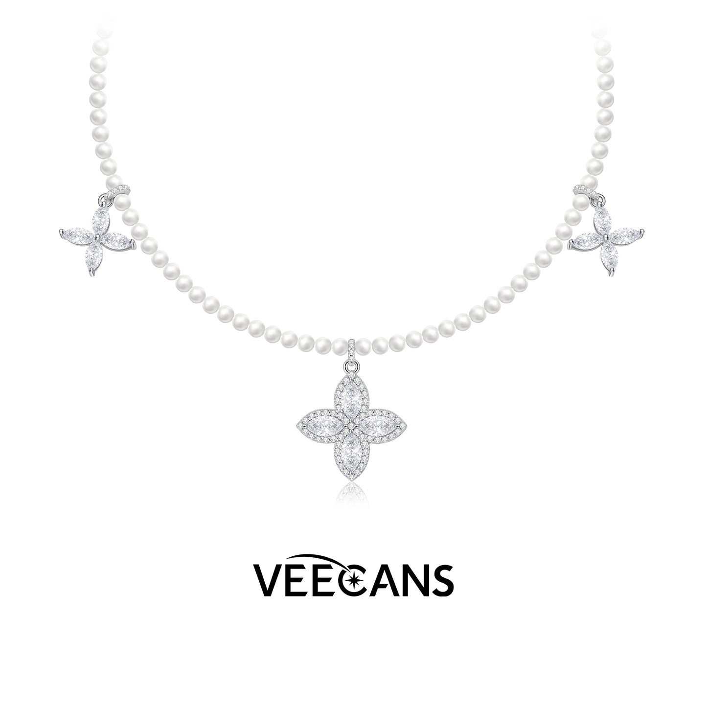 Floral Collection - Four-Leaf Clover Necklace