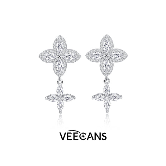 Floral Collection - Four-Leaf Clover Earrings