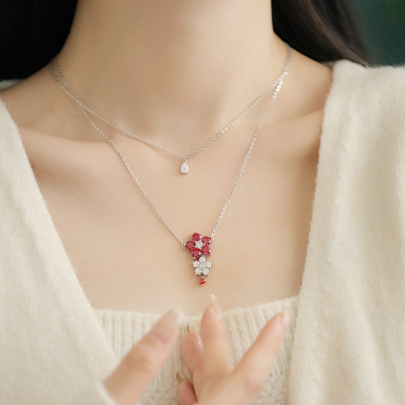 Floral Language Series - Starry Night Bloom Necklace