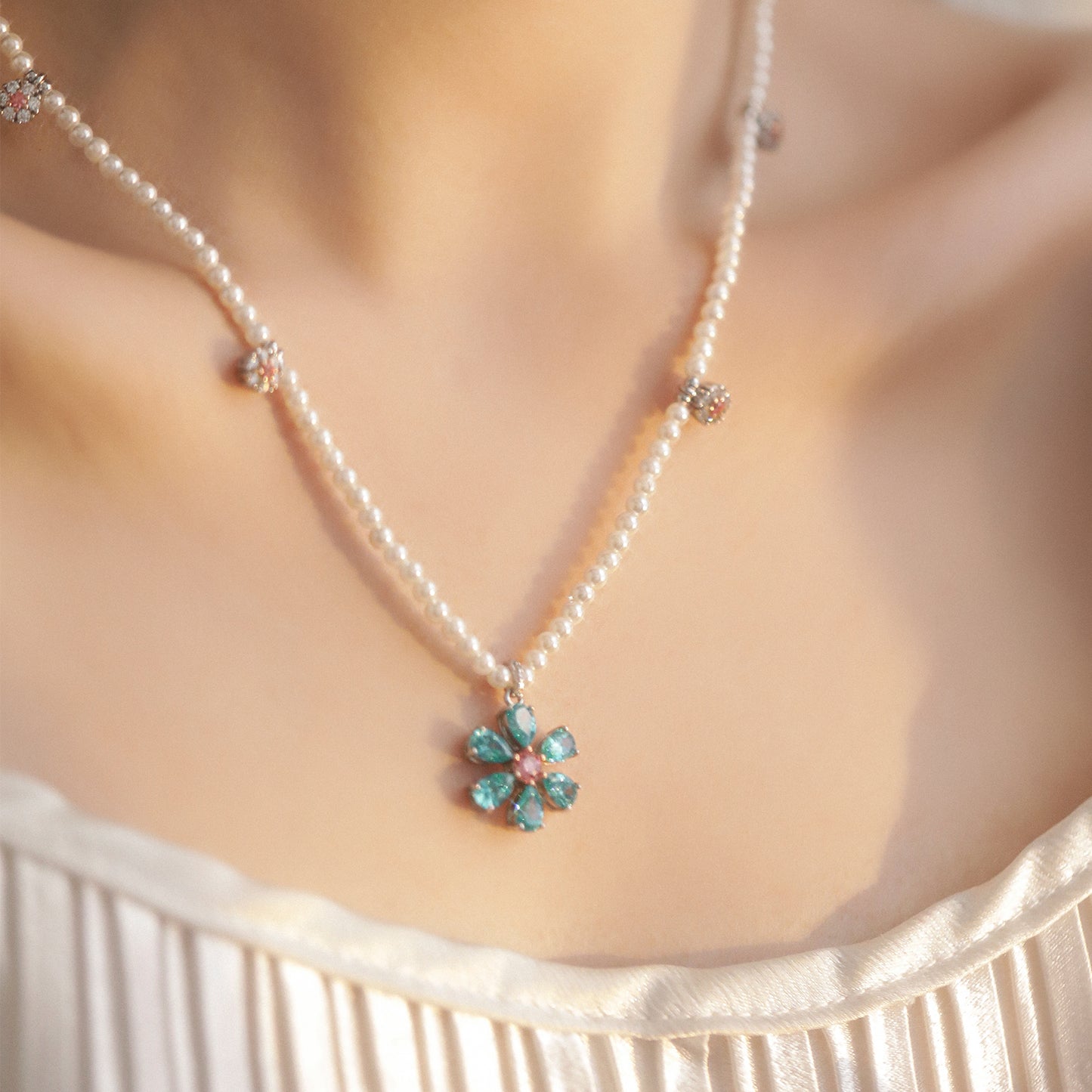 Floral Collection - Summer Blossom Necklace