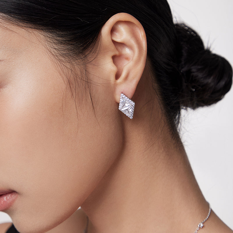 Source of Power diamond earrings