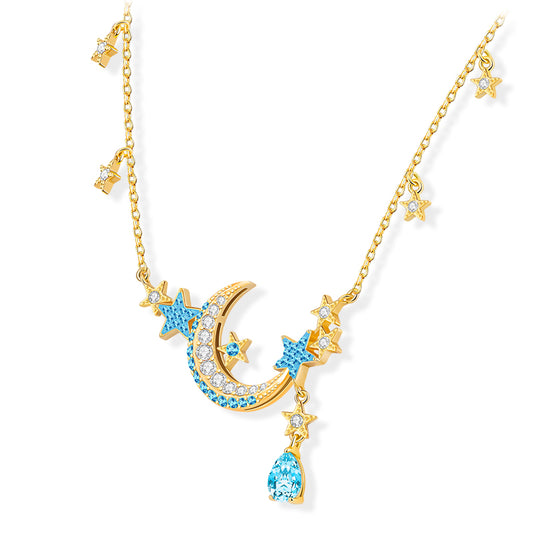 Blue Moon Necklace