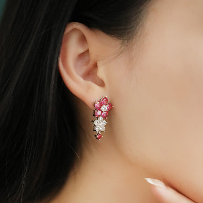 Floral Language Series - Starry Night Blossoms Earrings