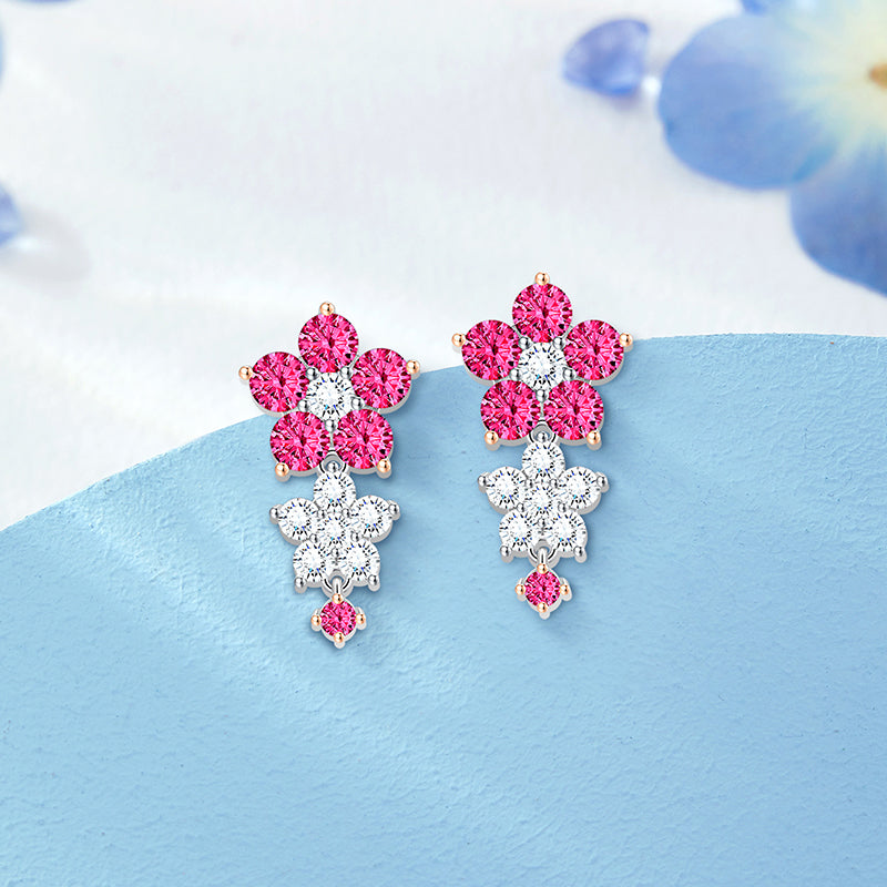 Floral Language Series - Starry Night Blossoms Earrings