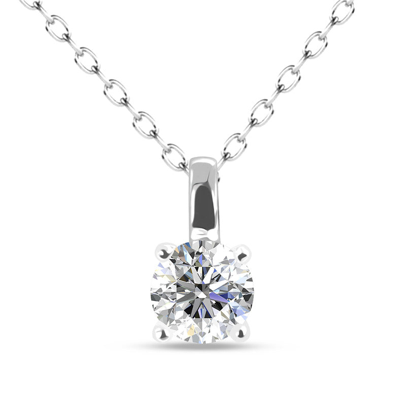 Solitaire Crystal Pendant DP0040 by Veecans Jewellery with crystals from Swarovski