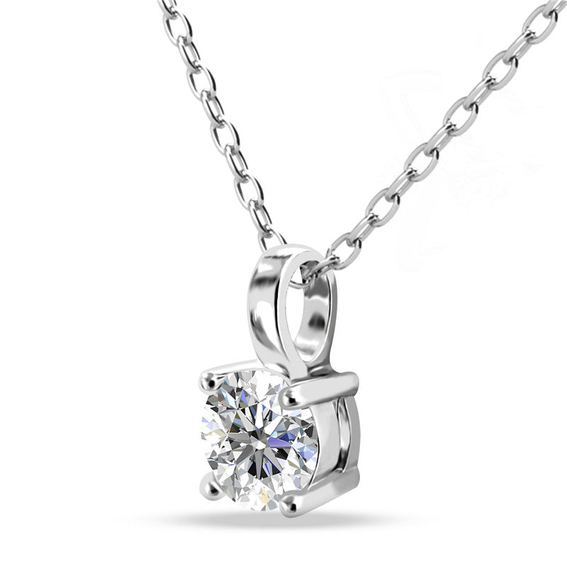 Solitaire Crystal Pendant DP0040 by Veecans Jewellery with crystals from Swarovski