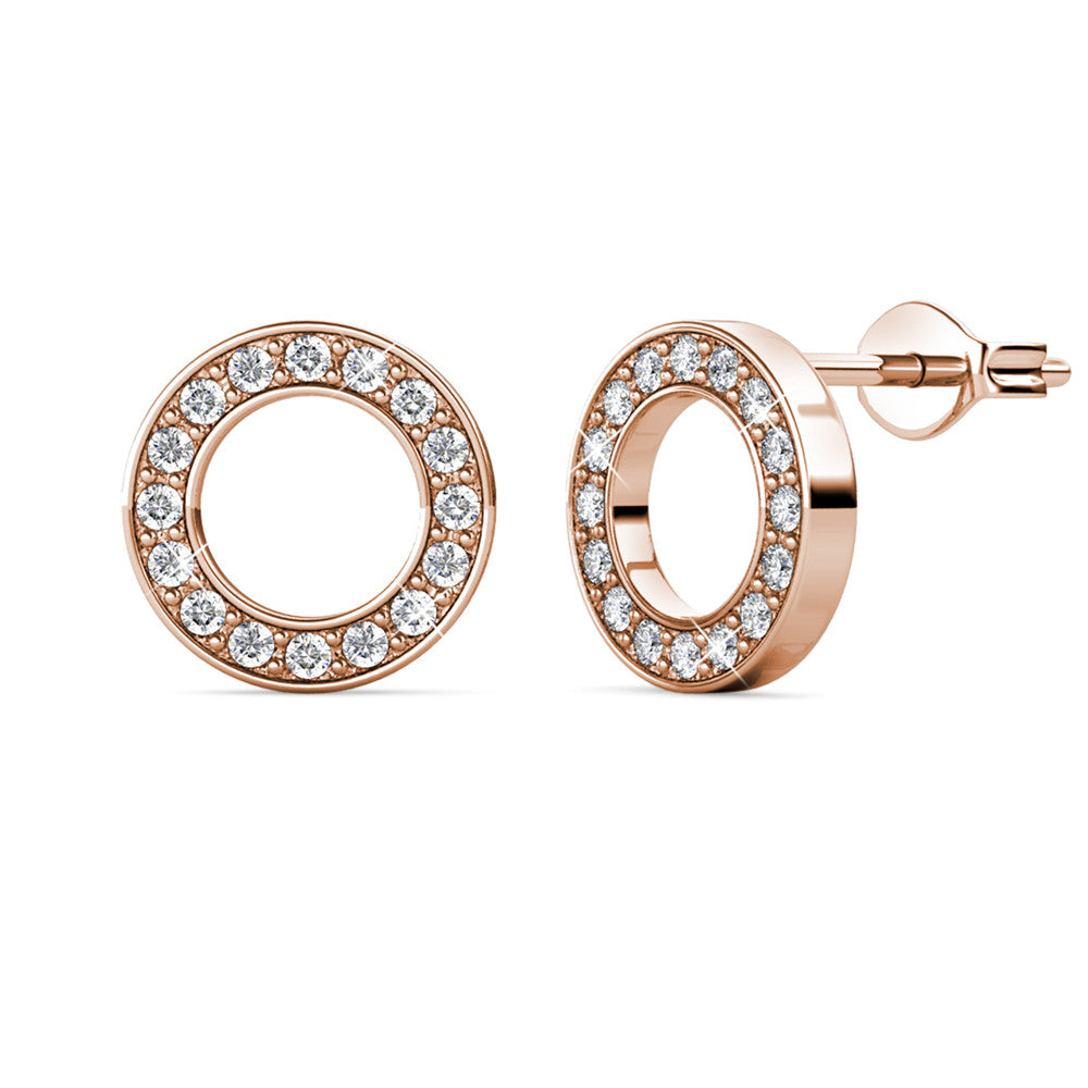 Annecy Crystal Earrings DE0323 by Veecans Jewellery with crystals from Swarovski