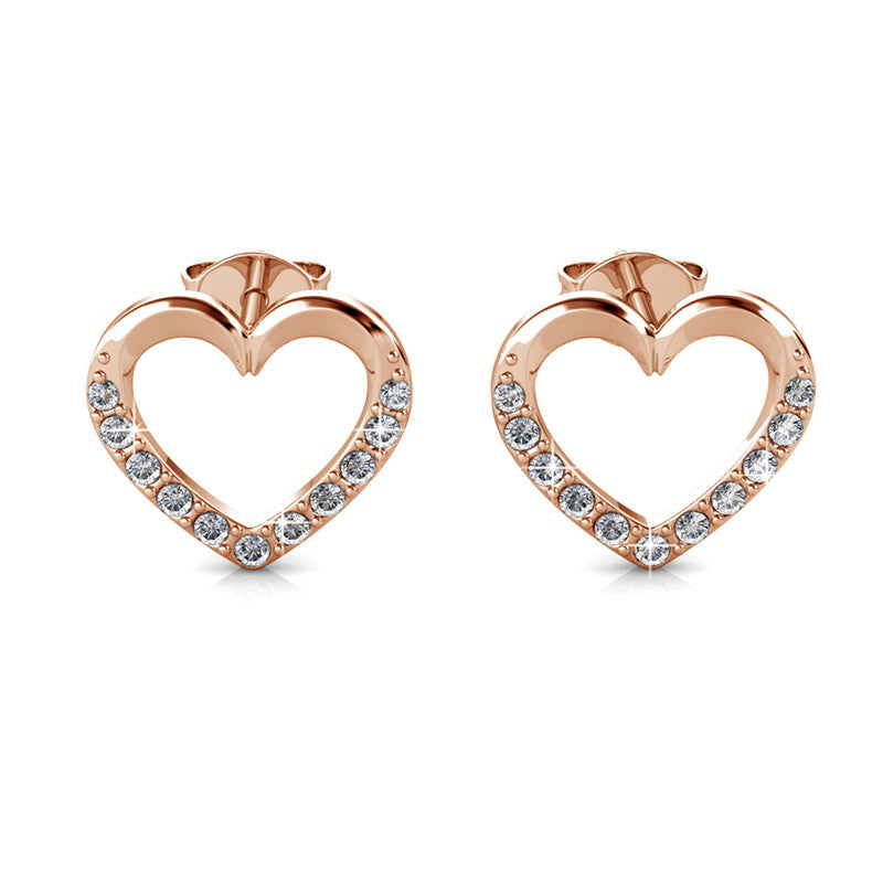 Lovett Crystal Earrings DE0052 by Veecans Jewellery with crystals from Swarovski