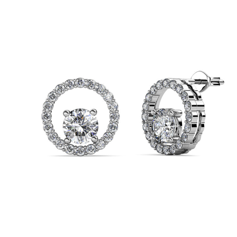 Desiree Crystal Earrings DE0087 by Veecans Jewellery with crystals from Swarovski