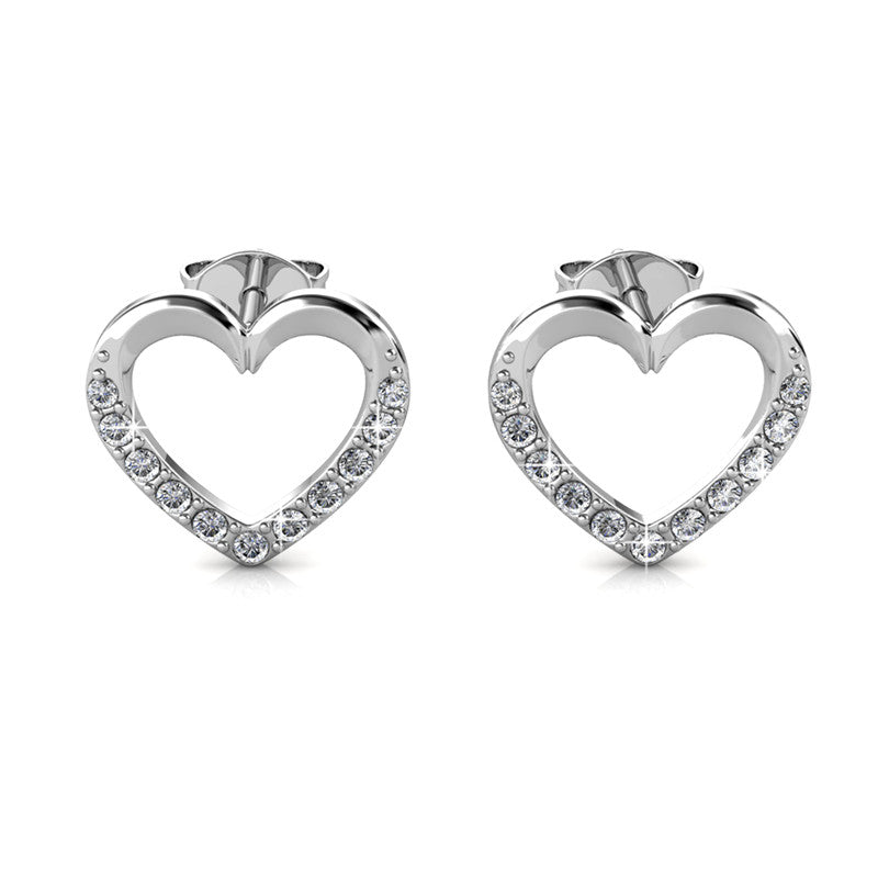 Lovett Crystal Earrings DE0052 by Veecans Jewellery with crystals from Swarovski