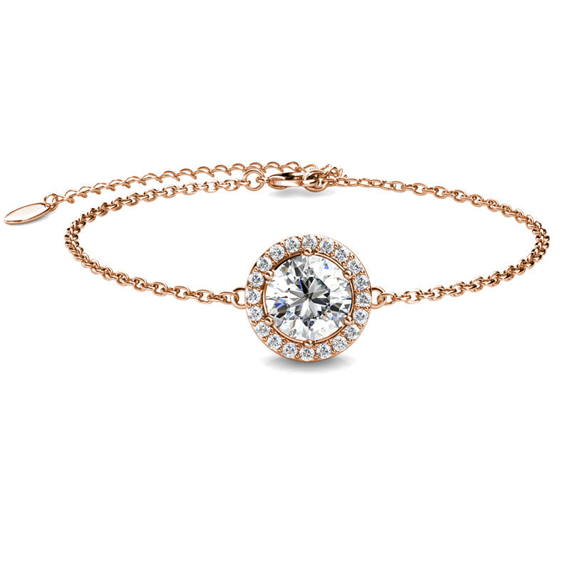 Kreis Crystal Bracelet DB0093 by Veecans Jewellery with crystals from Swarovski