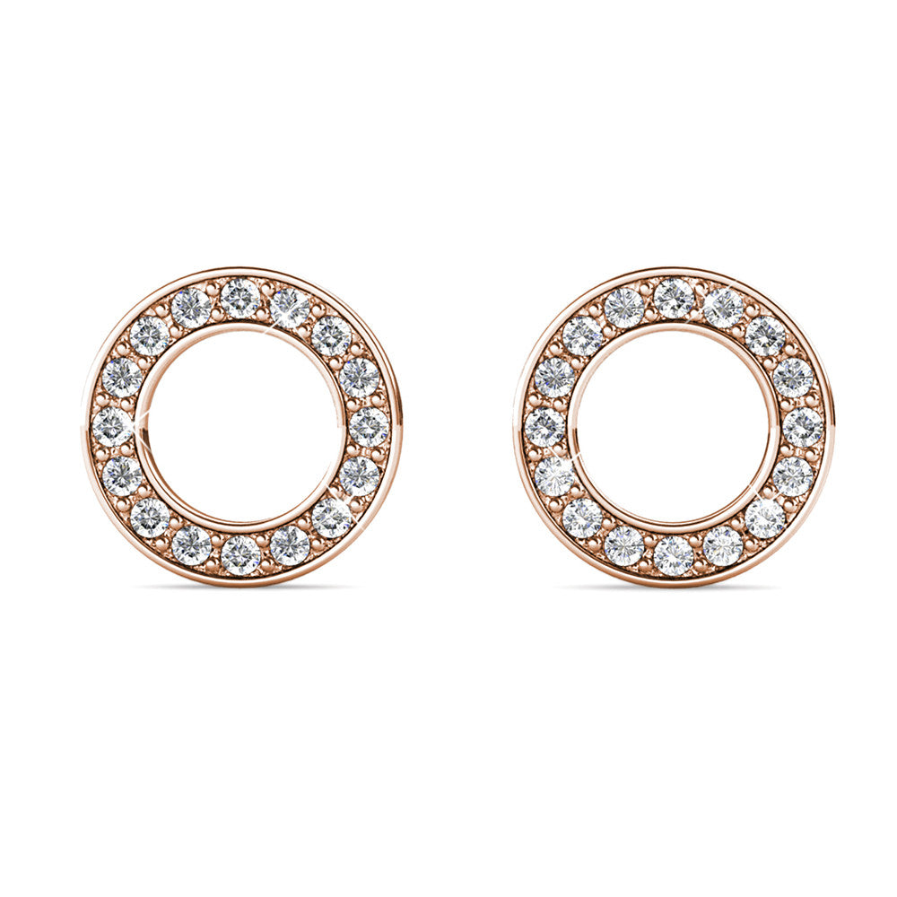 Annecy Crystal Earrings DE0323 by Veecans Jewellery with crystals from Swarovski