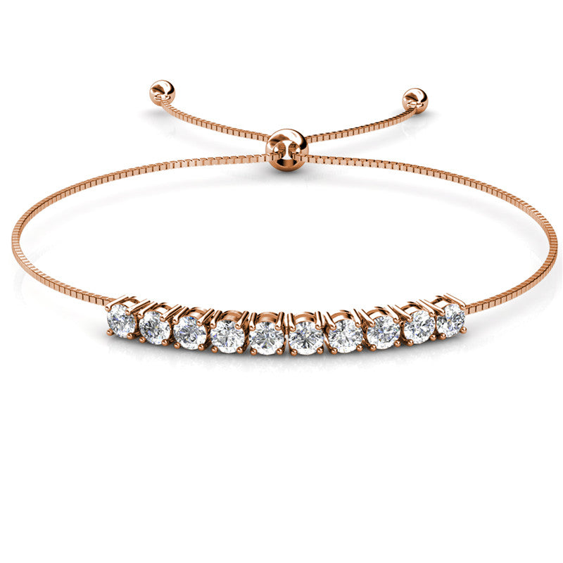 Crystal Mia Bracelet DB0147 by Veecans Jewellery with crystals from Swarovski