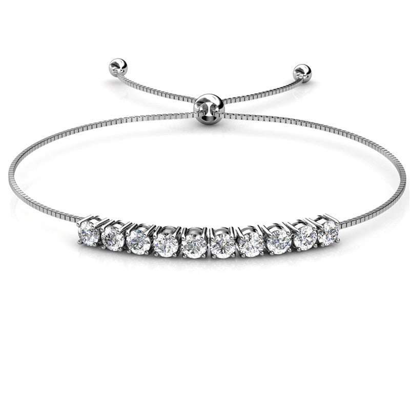 Crystal Mia Bracelet DB0147 by Veecans Jewellery with crystals from Swarovski