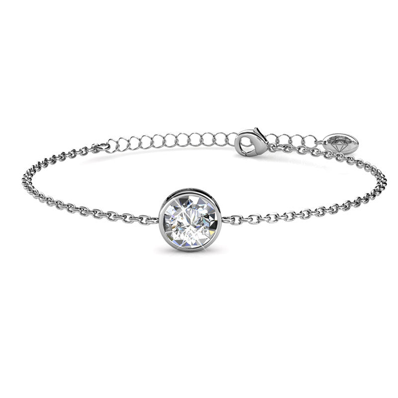 Petite Crystal Bracelet DB0021 by Veecans Jewellery with crystals from Swarovski