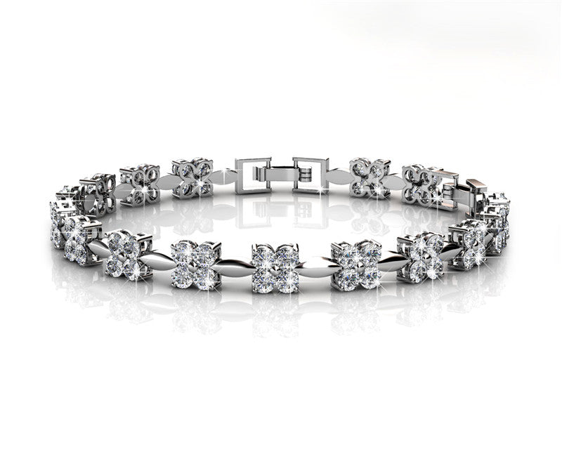 Sweet Crystal Bracelet DB0041 by Veecans Jewellery with crystals from Swarovski
