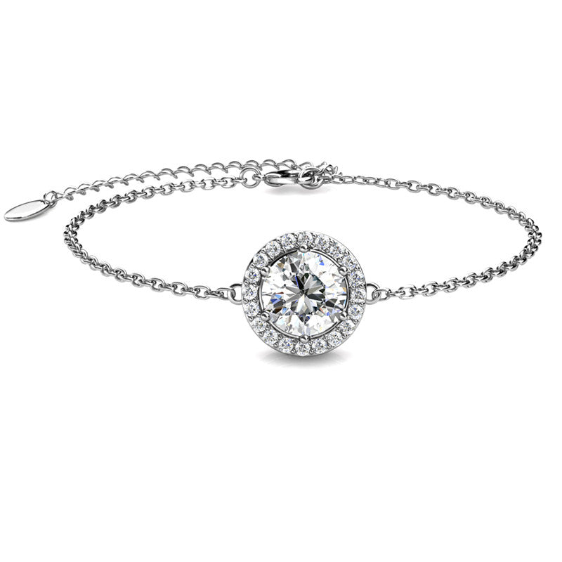 Kreis Crystal Bracelet DB0093 by Veecans Jewellery with crystals from Swarovski