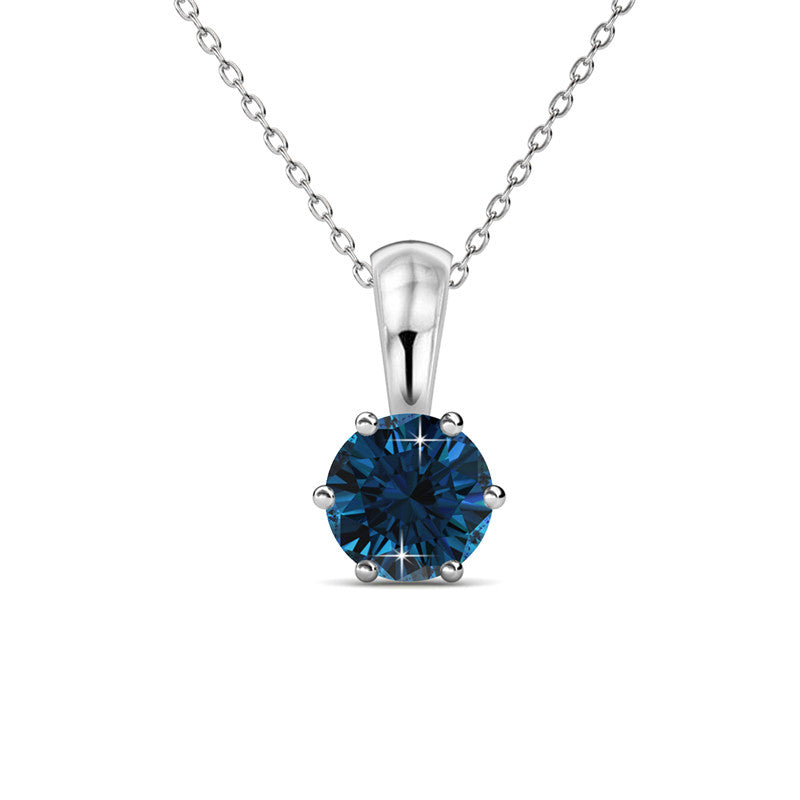 Birthstone Crystal Pendant DP0060 by Veecans Jewellery with crystals from Swarovski