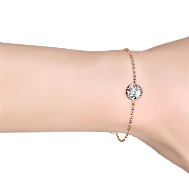 Petite Crystal Bracelet DB0021 by Veecans Jewellery with crystals from Swarovski