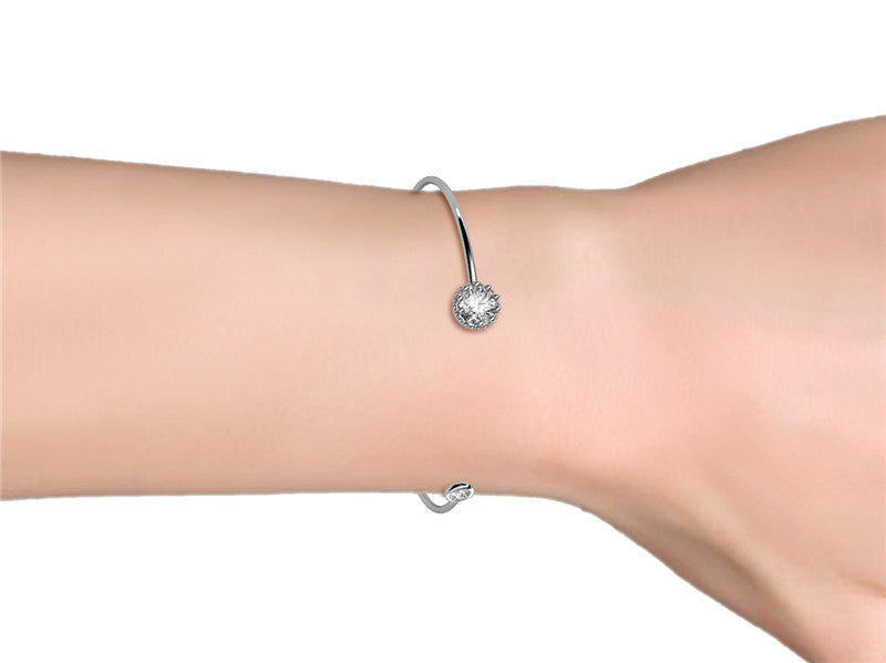 Crown Crystal Bracelet DB0163 by Veecans Jewellery with crystals from Swarovski