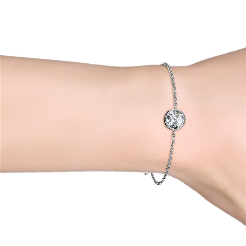 Petite Crystal Bracelet DB0021 by Veecans Jewellery with crystals from Swarovski