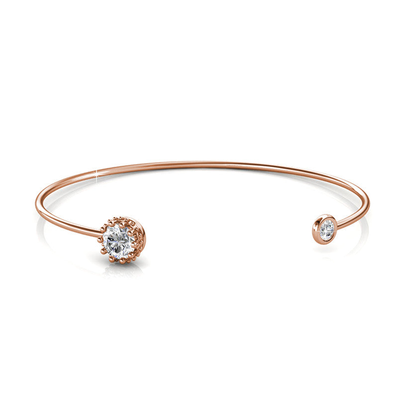 Crown Crystal Bracelet DB0163 by Veecans Jewellery with crystals from Swarovski