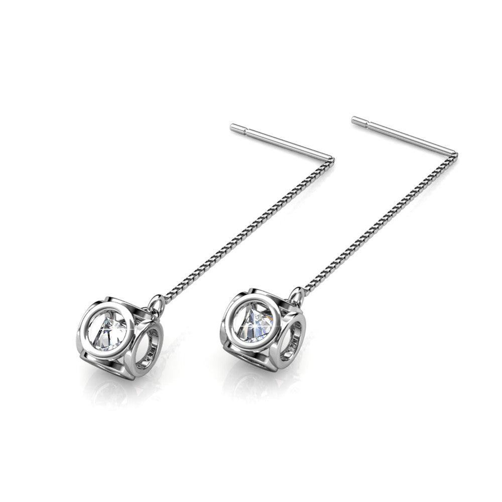 Penelope Crystal Earrings DE0010 by Veecans Jewellery with crystals from Swarovski