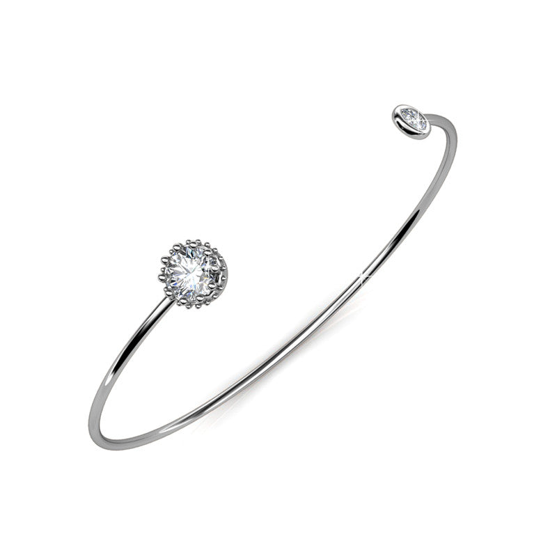 Crown Crystal Bracelet DB0163 by Veecans Jewellery with crystals from Swarovski