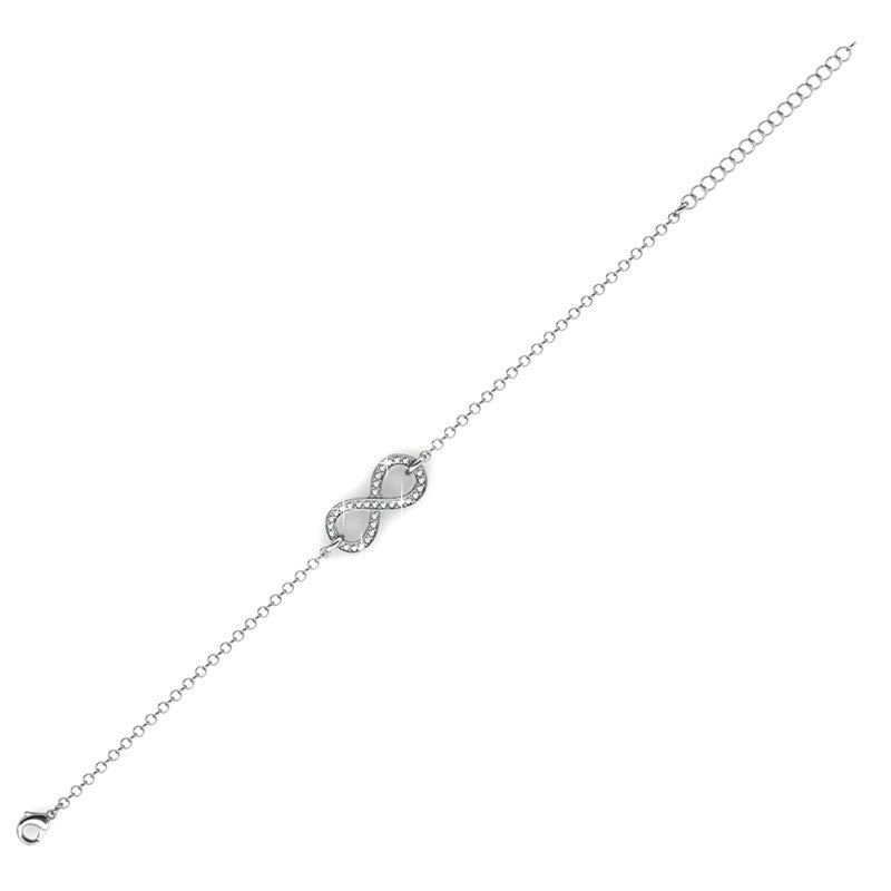 Infinity Eight Crystal Bracelet DB0093 by Veecans Jewellery with crystals from Swarovski