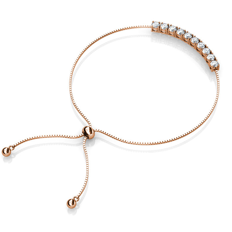 Crystal Mia Bracelet DB0147 by Veecans Jewellery with crystals from Swarovski