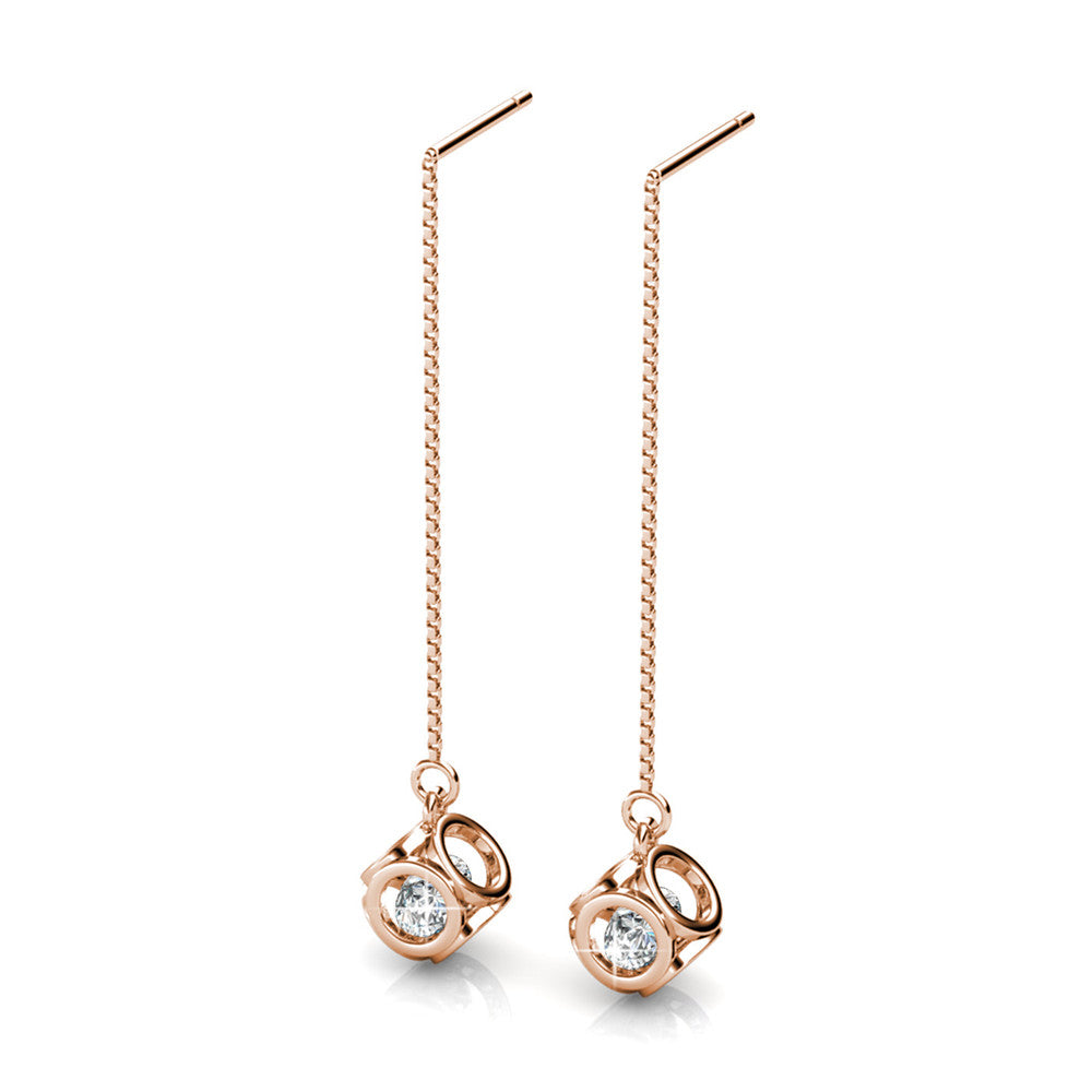 Penelope Crystal Earrings DE0010 by Veecans Jewellery with crystals from Swarovski
