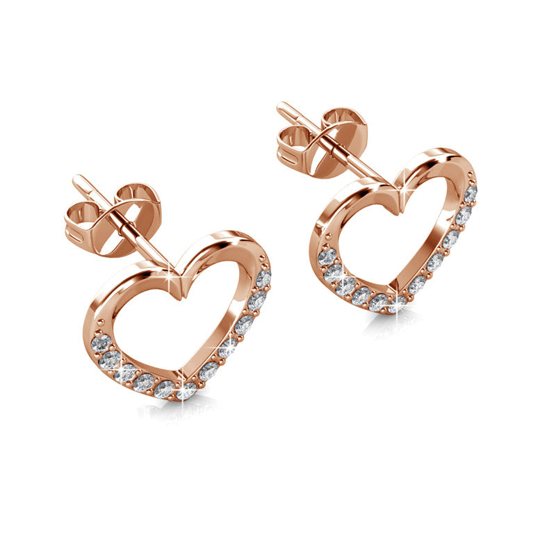 Lovett Crystal Earrings DE0052 by Veecans Jewellery with crystals from Swarovski