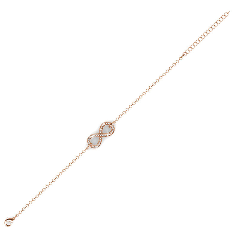 Infinity Eight Crystal Bracelet DB0093 by Veecans Jewellery with crystals from Swarovski