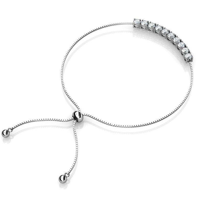 Crystal Mia Bracelet DB0147 by Veecans Jewellery with crystals from Swarovski