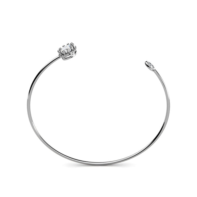 Crown Crystal Bracelet DB0163 by Veecans Jewellery with crystals from Swarovski