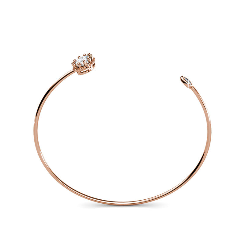 Crown Crystal Bracelet DB0163 by Veecans Jewellery with crystals from Swarovski