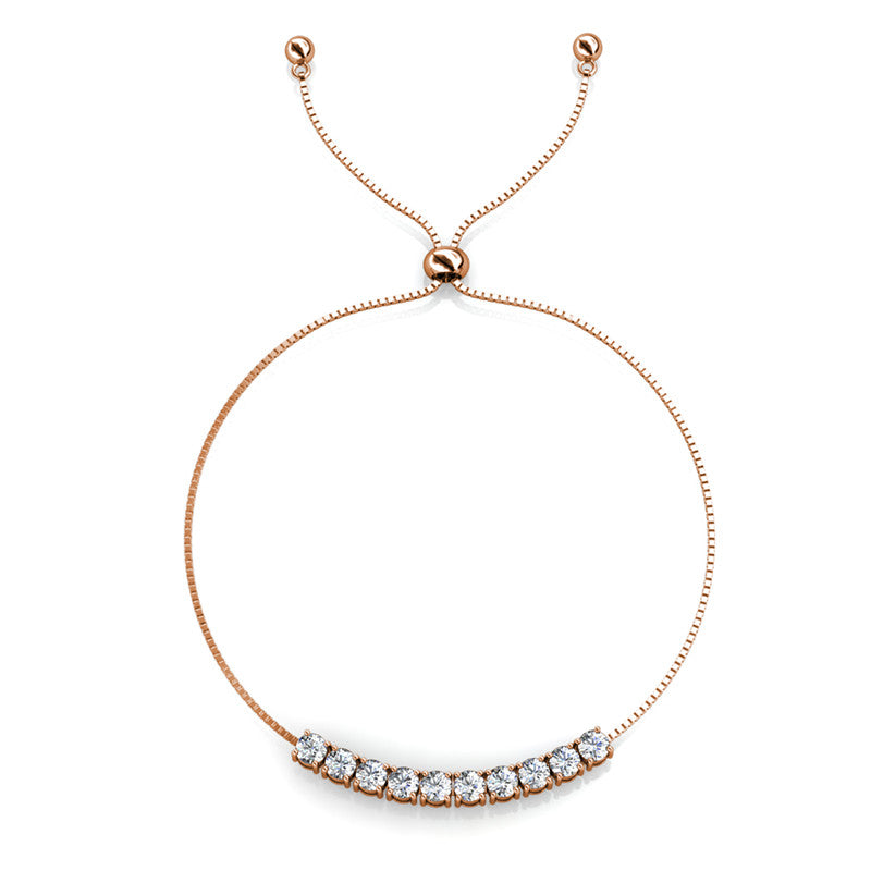 Crystal Mia Bracelet DB0147 by Veecans Jewellery with crystals from Swarovski