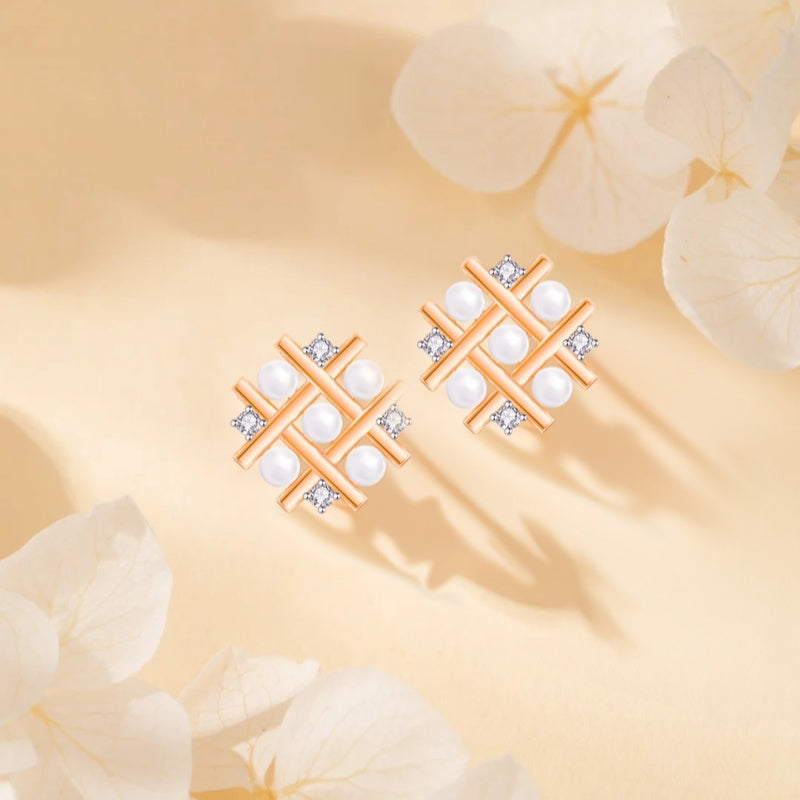 Nebula Collection - Pearl Nebula Earrings