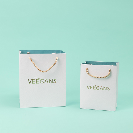 Leather shopping bags