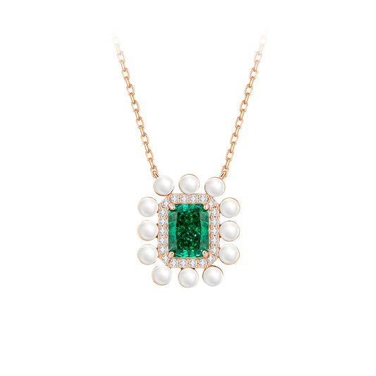 Classic Elegance Collection - Square Pearl Necklace
