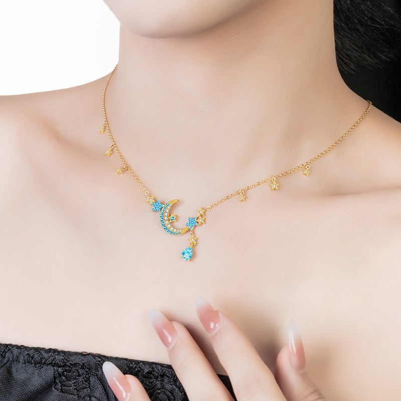 Blue Moon Necklace