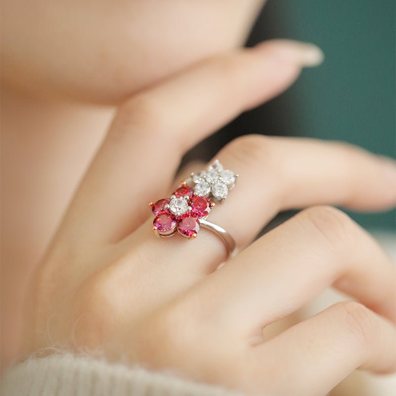 Floral Language Series - Starry Night Bloom Ring