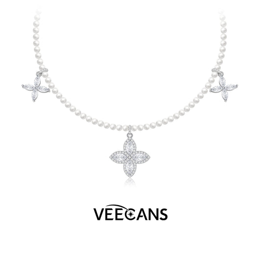 Floral Collection - Four-Leaf Clover Necklace