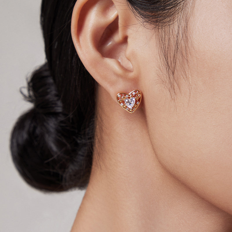 Starry Sky Kiss Earrings