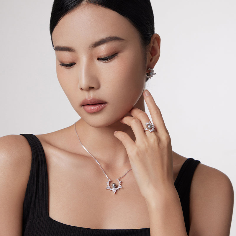 Power of Source Pearl ring
