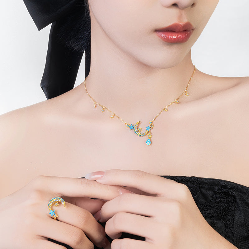 Blue Moon Necklace