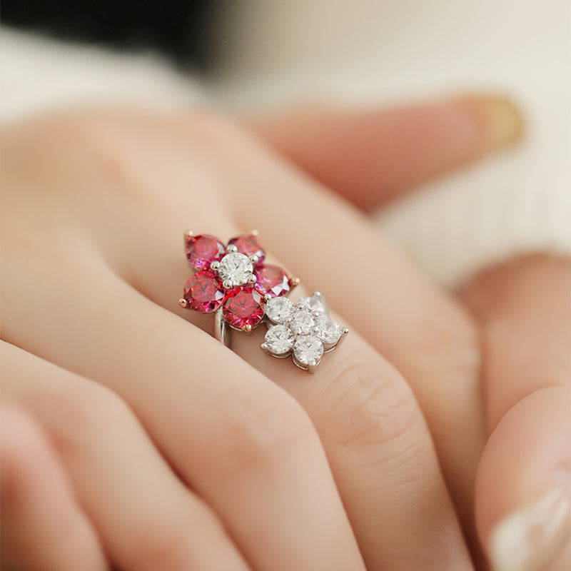 Floral Language Series - Starry Night Bloom Ring