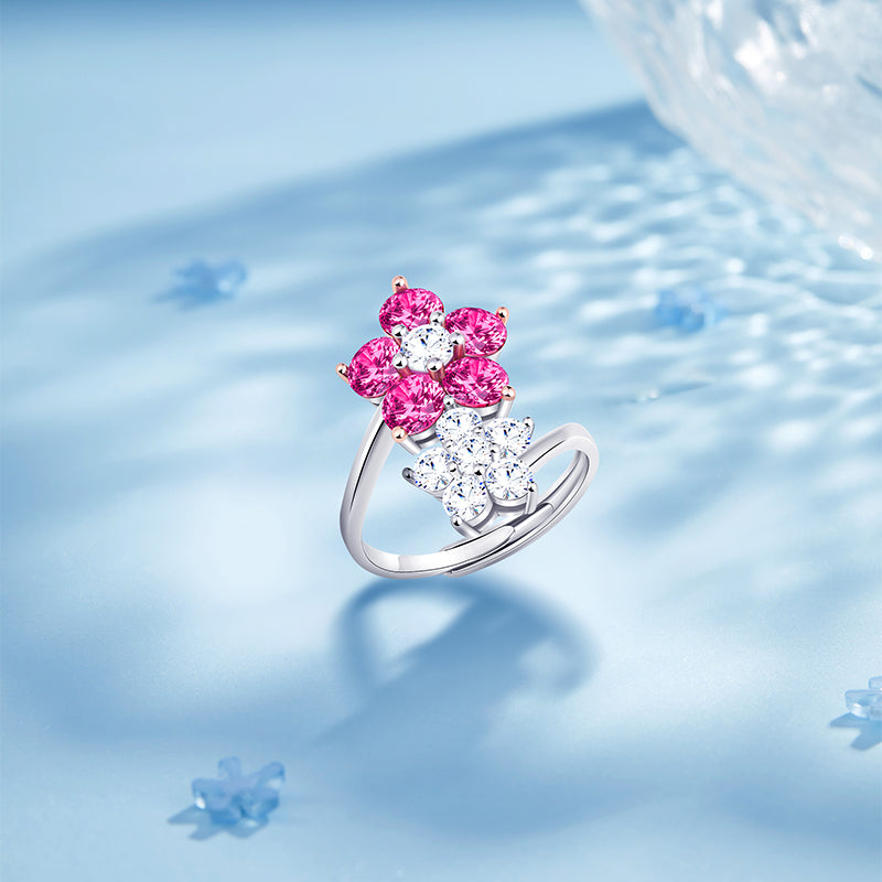 Floral Language Series - Starry Night Bloom Ring