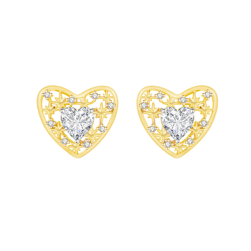 Starry Sky Kiss Earrings